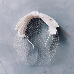 BIRD CAGe Veil With Bow