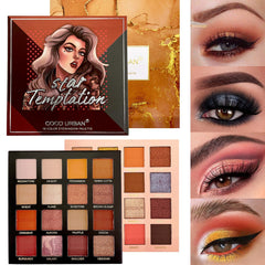 16-Color Pearl MATTe Multicolor Eyeshadow