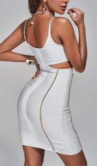 ANGLE Mini Bandage Dress - White
