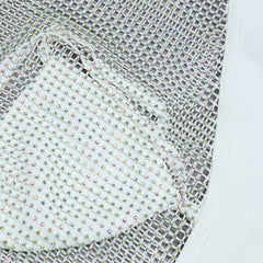 LARARA Mesh Mini Bandage Dress