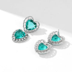 Heart-Shaped Romantic Earrings