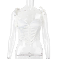 Fishbone Tops In White