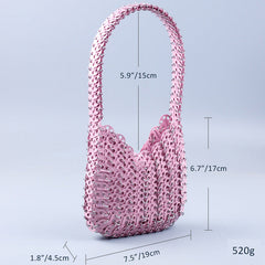 Chainmail Bag In Pink