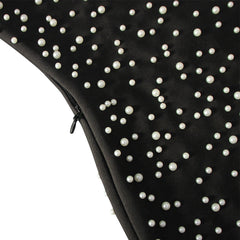 Black One Shoulder Split Bandage Midi Dress