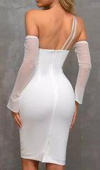EVELYN Mesh Mini Bandage Dress