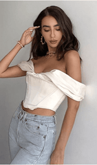 One-Shoulder Tube Top And ABDOMET VEST