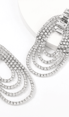 Oval Tassel Earrings