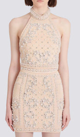 Pearl Embroidered Two Piece Set In Ivory