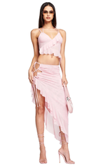 Primrose Mesh Top + Skirt Set