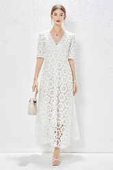 Emily in Paris White Maxi Dress