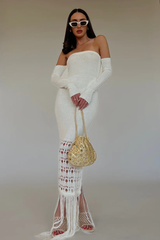 Rona Knitted Tassel Maxi Dress