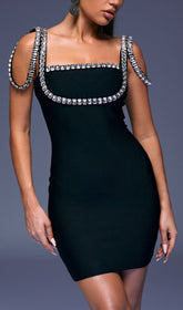 Crystal Bandage Mini Dress