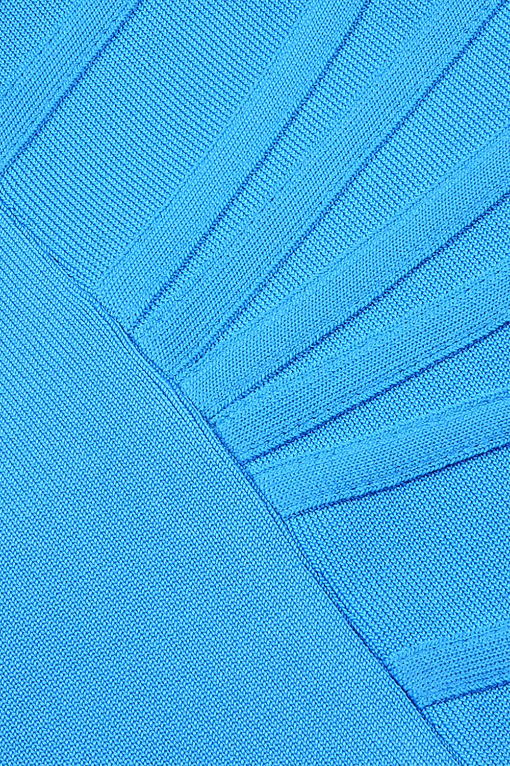 Strappy Corset Midi Bandage Dress In Blue