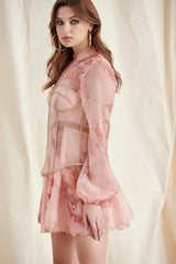 Floral Corset Mini Dress