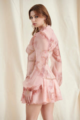 Floral Corset Mini Dress