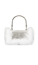 KERIn FeaTher POUCH - White