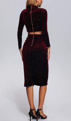 MAUVE Velvet Set