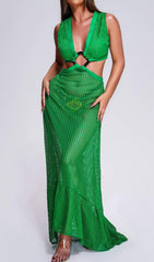 TOTO Cutout Maxi Dress