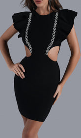 GISELE DiamonaTe Mini Bandage Dress