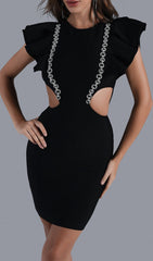 GISELE DiamonaTe Mini Bandage Dress