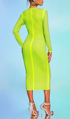 Crystal-EmbelliShed Midi Dress