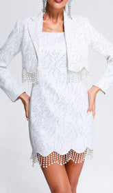 KUHANY Lace Blazer Set