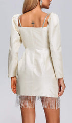 SYRE Puff Sleeve Mini Dress