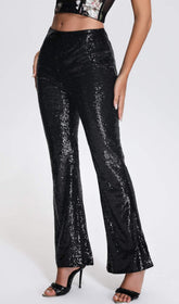 Black Sequin Pant