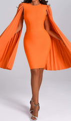 RonaldetTe Bandage Dress In Orange