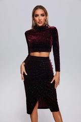 MAUVE Velvet Set