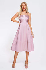 Rosanna Satin Midi Dress