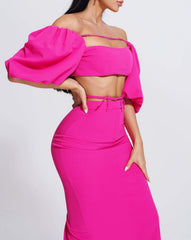 Cross Set - Hot Pink