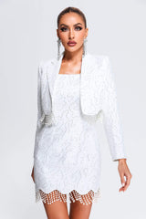 KUHANY Lace Blazer Set