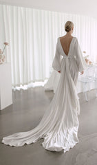 SlipPERY Maxi Dress In White