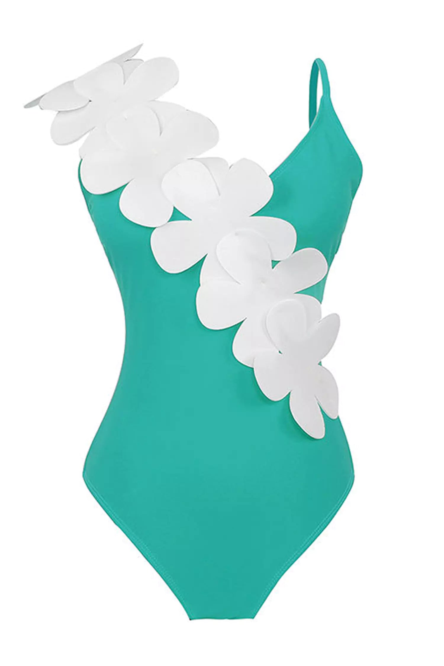 Royalty Green Floral Beach Bikini