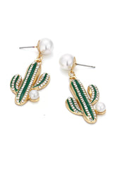 Camilla Pearl Cactus Earrings