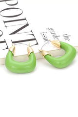 Julianna Green Resin Earrings