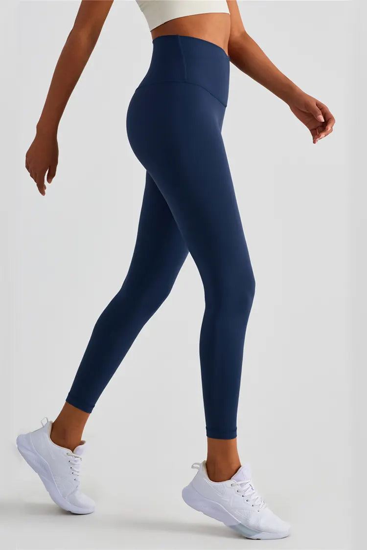 Lexi Ture Navy V-Waist Tight Leggings - Catchall