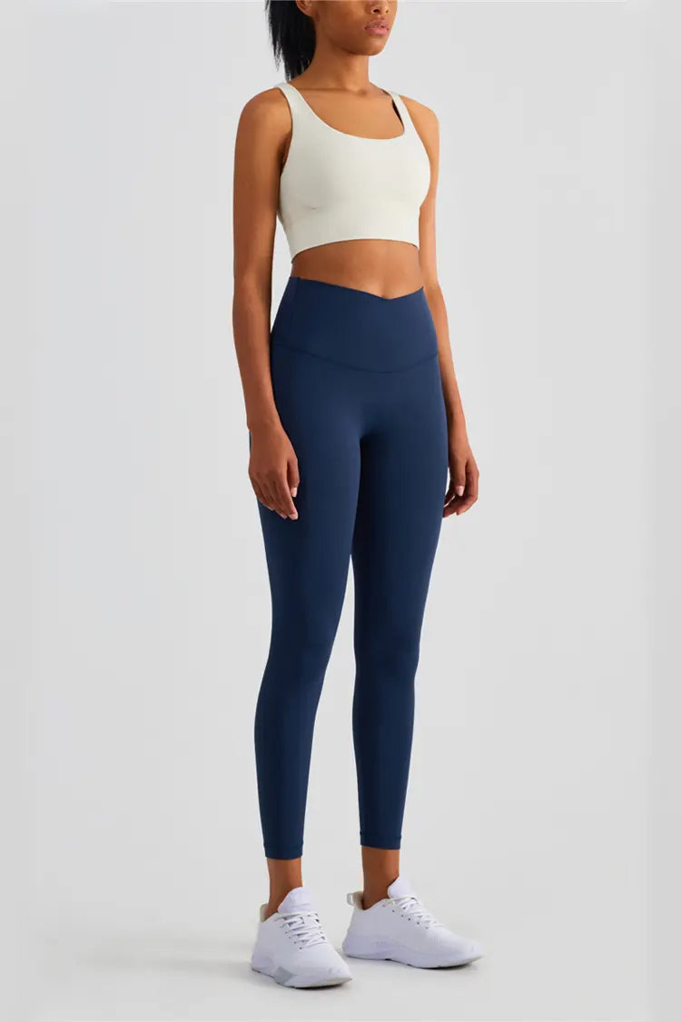 Lexi Ture Navy V-Waist Tight Leggings - Catchall