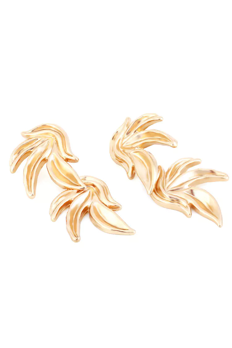 Lia Gold Leaves Earrings