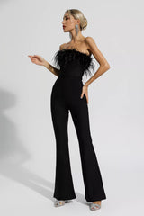 Lilith Black Bandage Jumpsuit