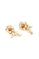 Lyla Golden Flower Earrings