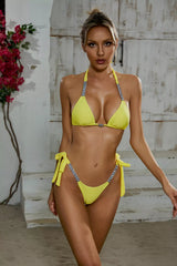 Maggie Yellow Diamond Bikini