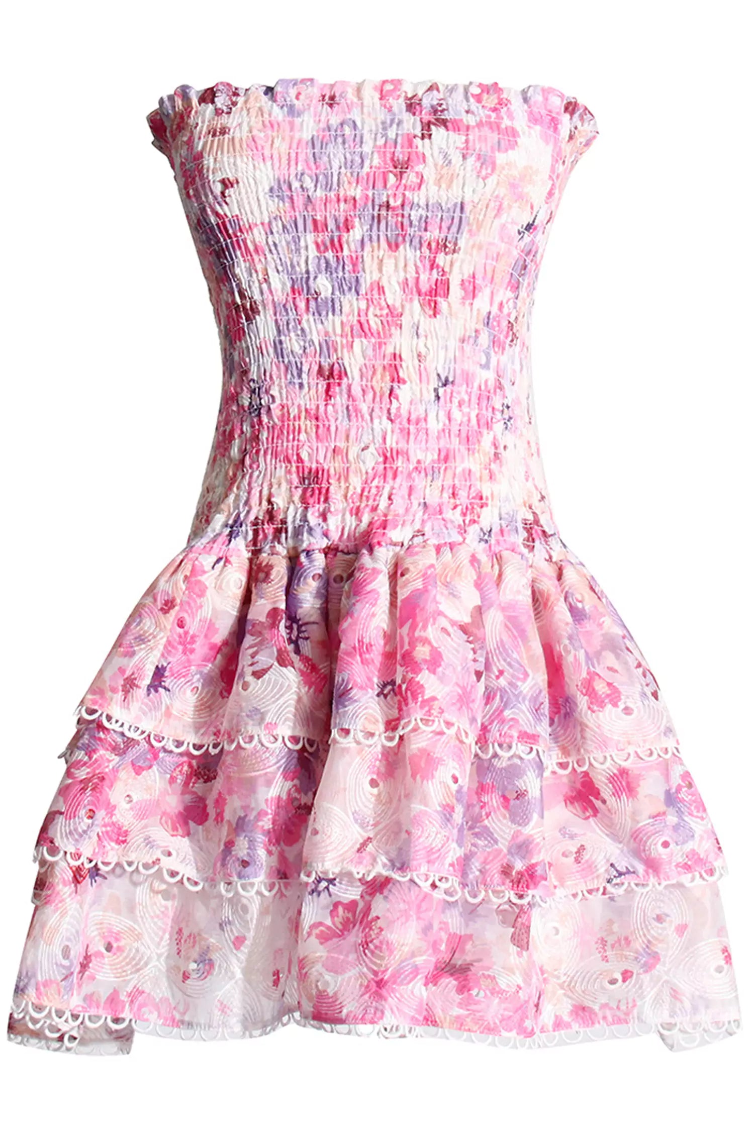 Mercy Floral Ruched Mini Dress