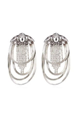 Mya Silver Tassel Earrings