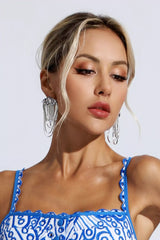 Mya Silver Tassel Earrings