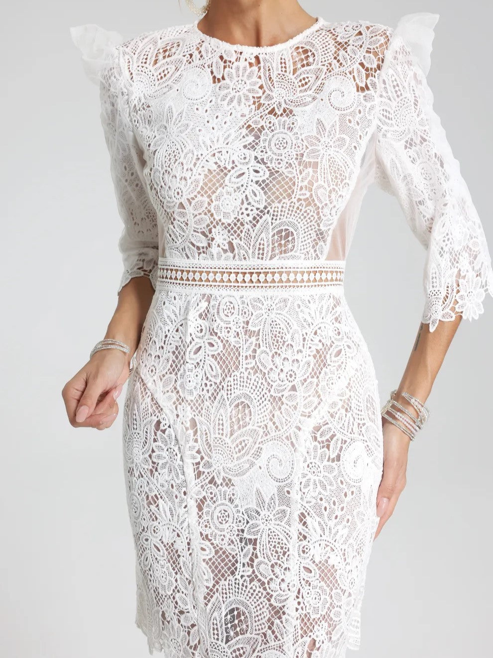 Lace Midi Dress