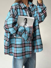 Vintage Plaid Long Sleeve Shirt
