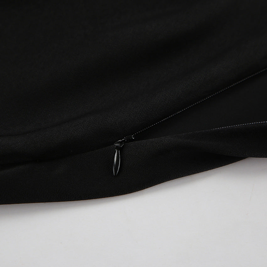 Bell Sleeve Tie Top Fishtail Skirt Set