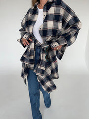 Cotton Mid-Length Outerwear Shirt